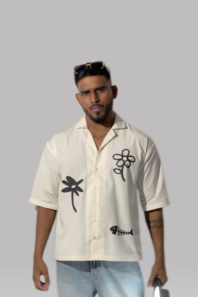 Mens Shirt ( Milky bar )