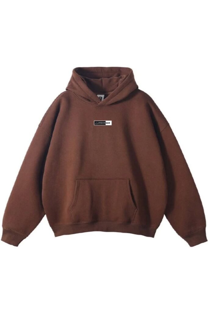 EVERYDAY Plain Brown Hoodie