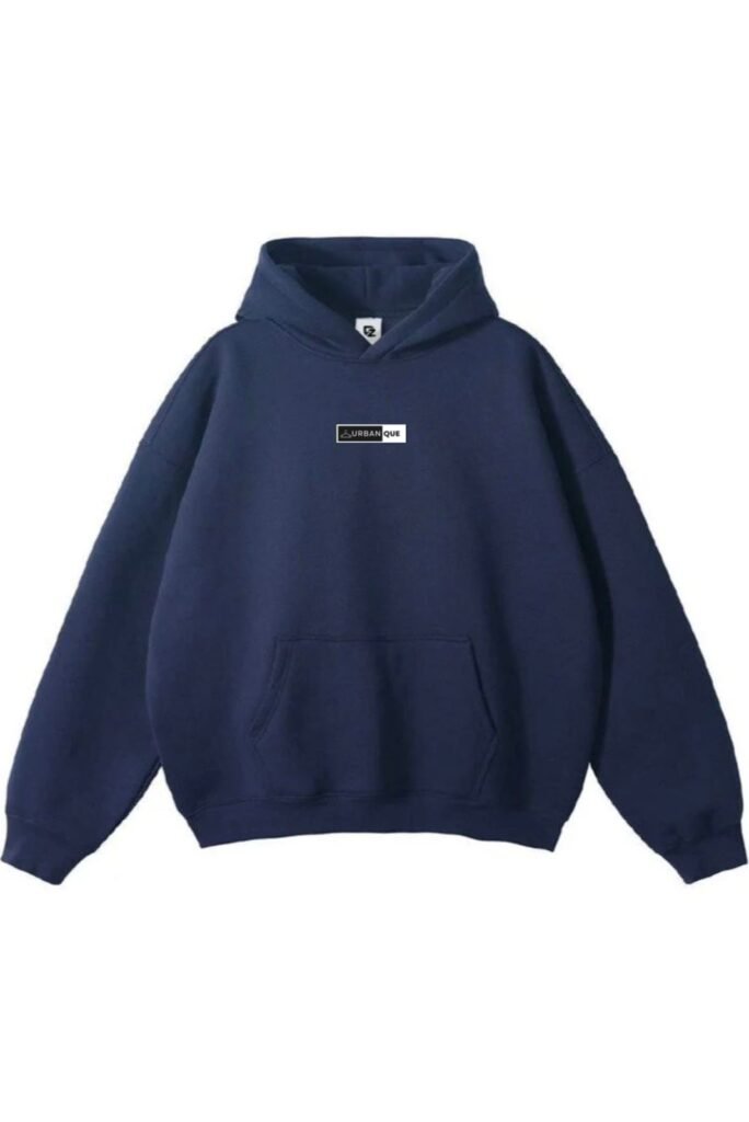 EVERYDAY Plain navy blue Hoodie