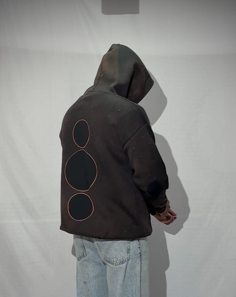 Black Dye Hoodie ( Galaxy )