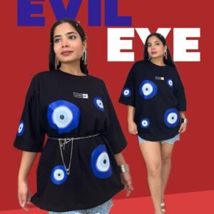 black Evil eye t-shirt