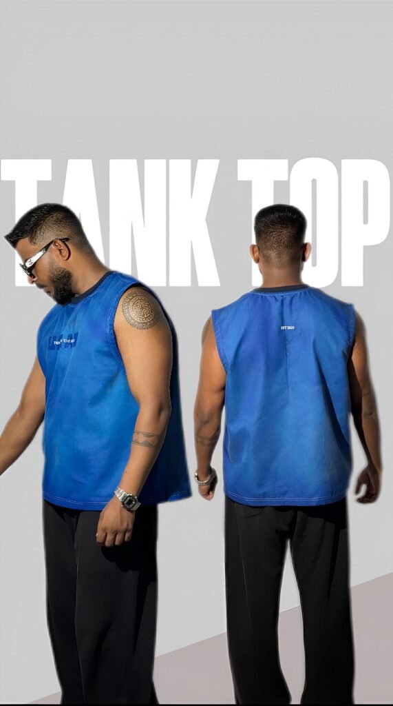 Denim style Tank Top